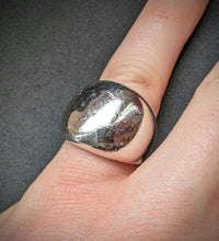 Load image into Gallery viewer, Solid designer ring RELO sterling silver 925 modern vintage RG 50
