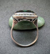 Load image into Gallery viewer, Art Deco Jugendstil Ring Silber 925 Designer Turmalin
