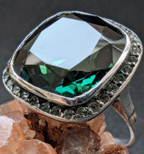 Load image into Gallery viewer, Art Deco Jugendstil Ring Silber 925 Designer Turmalin
