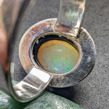 Load image into Gallery viewer, Art Deco Jugendstil Ring Silber 900 Opal Perle französische Lilie
