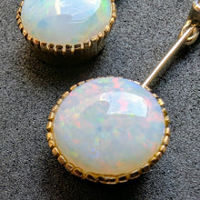 Load image into Gallery viewer, Jugendstil Art Deco Lavalliere Collier Krone 585 Gold Silber Diamant Opal antik c. 1920
