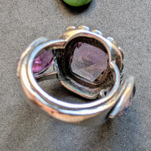 Load image into Gallery viewer, Jugendstil Art Deco Ring 900 Silber Amethyst Design alt antik c. 1920 RG 49 S
