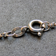 Load image into Gallery viewer, Art Deco Anhänger Kette 835 Silber Rhodonit alt c. 1930 S
